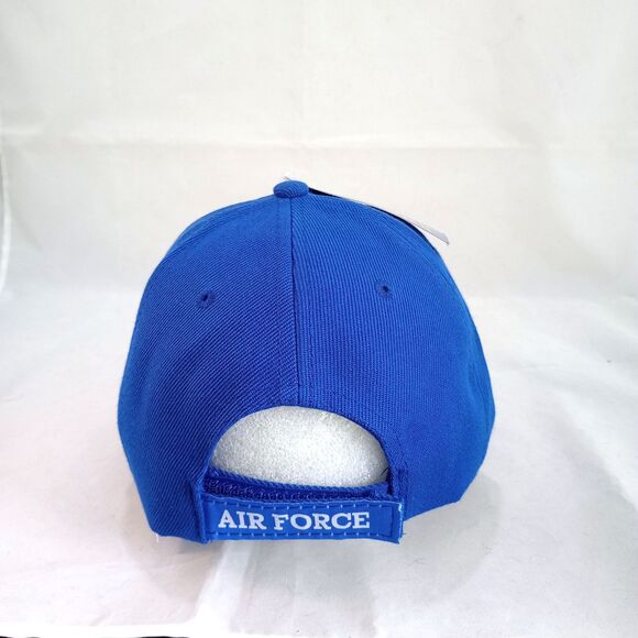 U.S. Air Force Retired Wings Cap Royal Blue Embroidered New 6 Panel - Picture 4 of 7